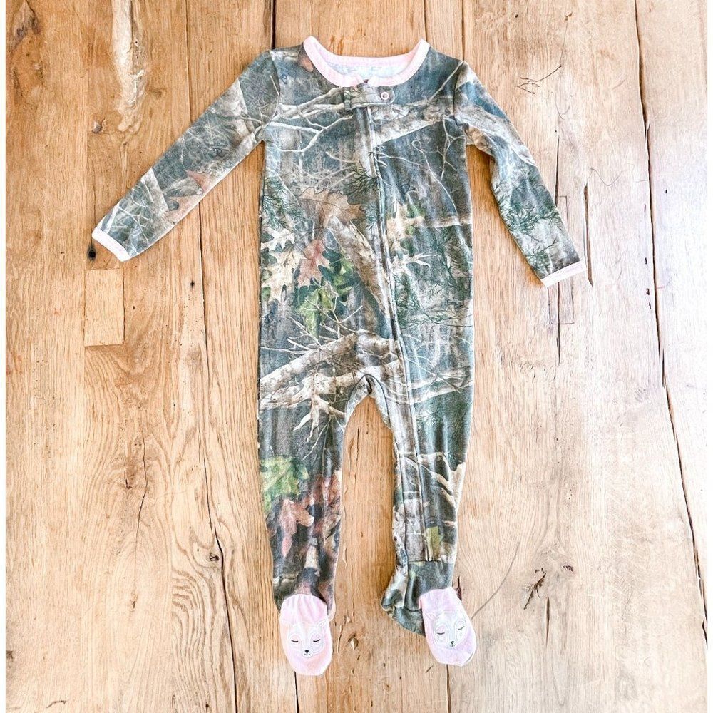 Bass Pro Shop Footed Timber Camo Sleeper Size 9M